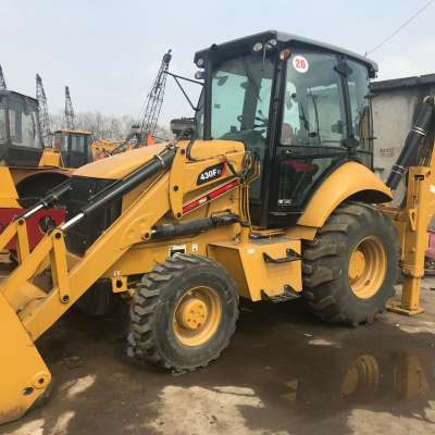 Strong Power Second-hand loader backhoe 420E for sale, used caterpillar cat 416e 430F 420f backhoe loader for sale