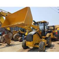 Used Caterpillar 416E Backhoe Loader CAT 416E Log Grab Wood Machine Forest machine